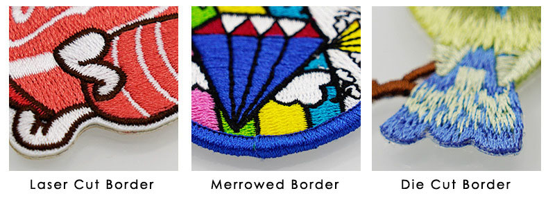 DIY Poker Face Iron On Embroidered Patches For Garments Bedding