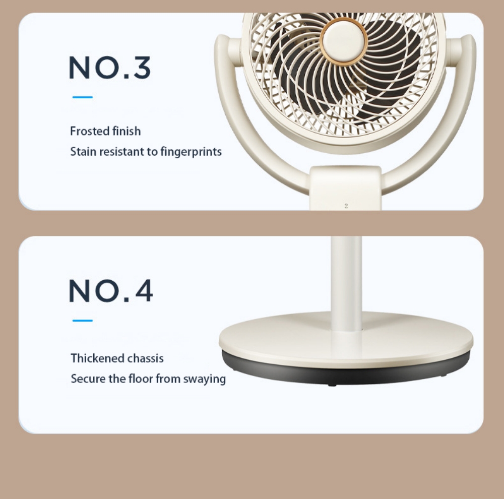 Improved Air Circulation with Voice Control Bathroom Fan and Electric Stand Fans