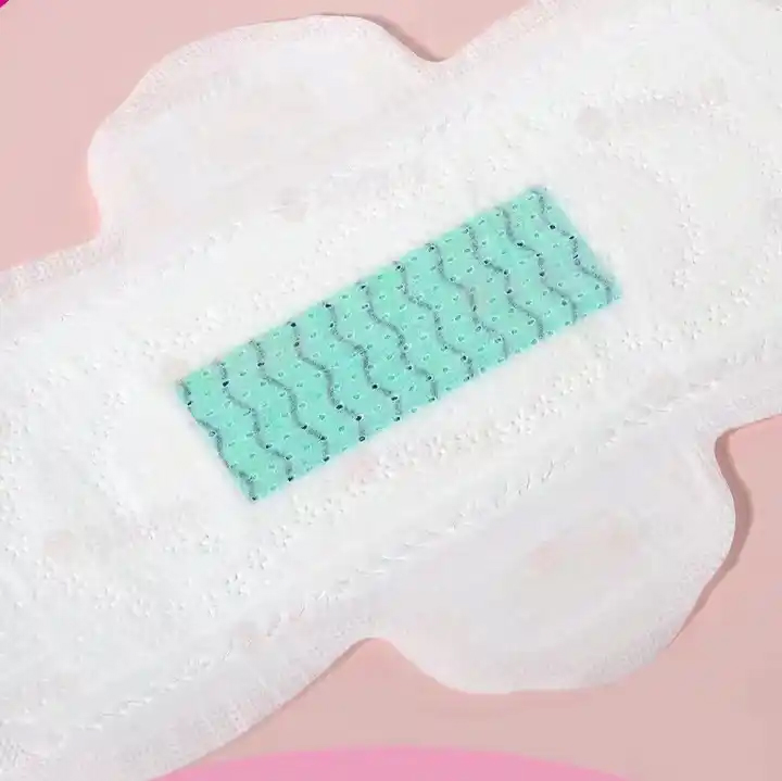 SnuGrace Soft Cotton Deodorizing Negative Ion Bamboo Charcoal Sanitary Napkin for Women