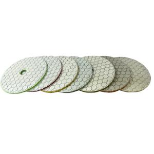 China Dry Use Resin Flexible Polishing Pad For Marble Granite wholesale