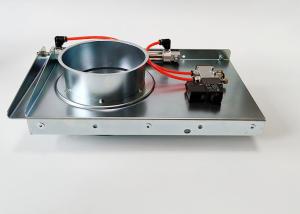 China Pneumatic Sliding Airflow Damper Dust Collection Blast Gate 100mm SS304 wholesale