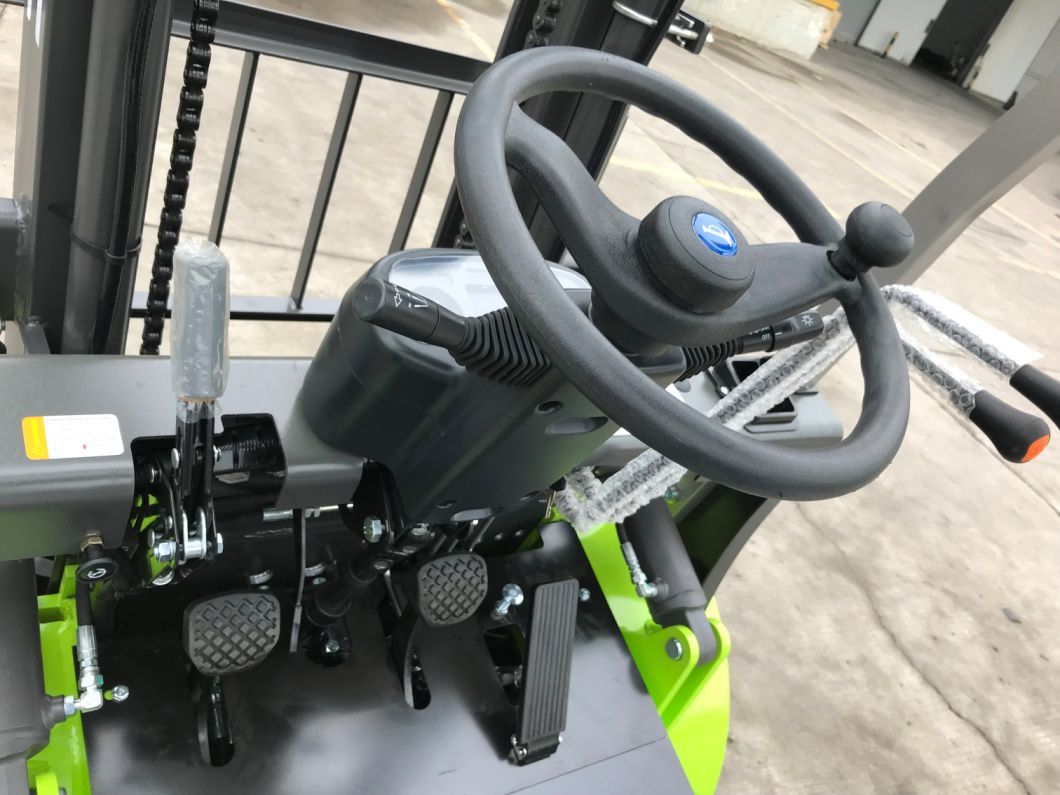 4ton Isuzu Engine Front Double Tyre Z3000mm Mast Diesel Forklift Price