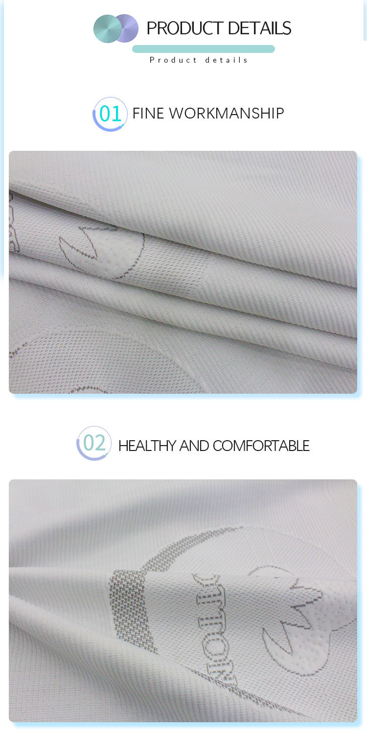 Woven Polyester Jacquard Bedding Mattress Quilting Fabric Geometric Pattern