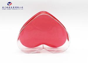 China Unique Design Heart Shape PVC Bag For Packing Small Articles 18.5X5.5X14.5cm wholesale