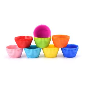 China Microwave Oven Safe Reusable Silicone Truffle Cups wholesale