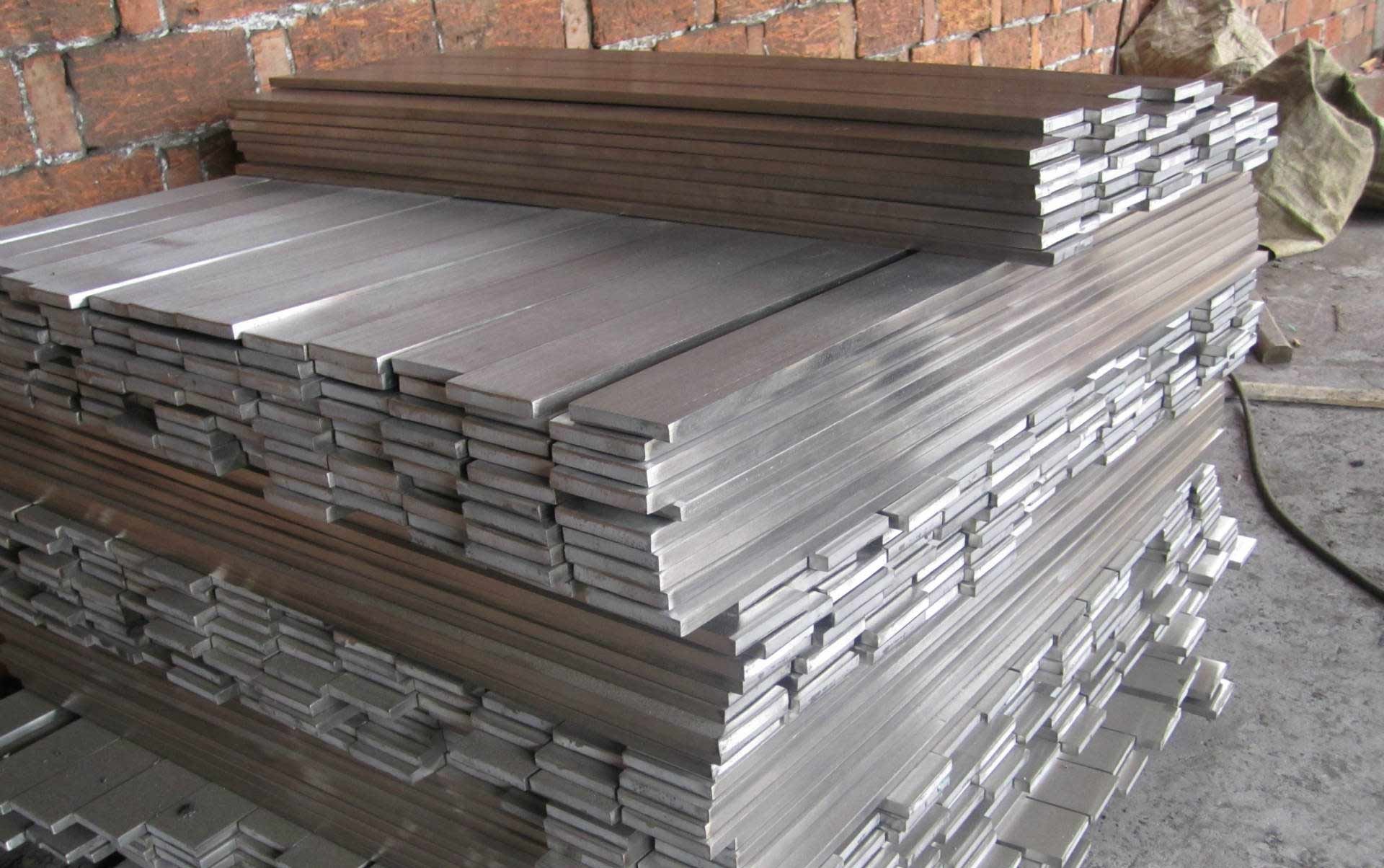 Grade 316Ti Stainless Steel Flat Stock Bright Annealed Carbide Hot Rolled Flat Bar