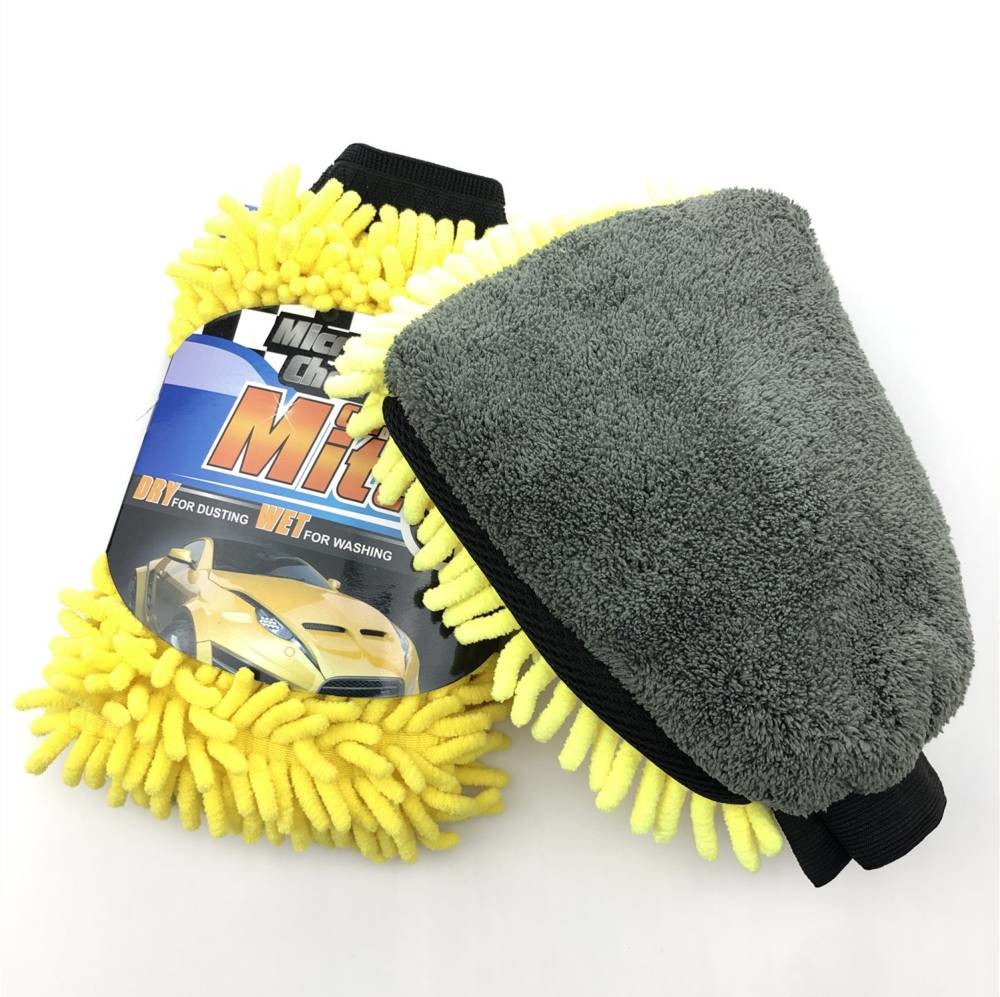 25x18cm Wash Car Microfiber Mitt Car Clean Tools Chenille Glove Microfiber Chenille Mitts
