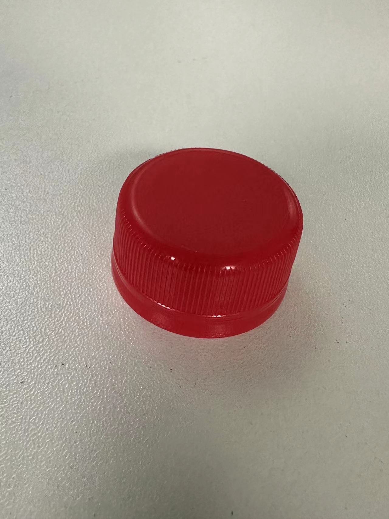 3025 Plastic Closures For Bottled Water Red cap China Bottle Closures Supplier