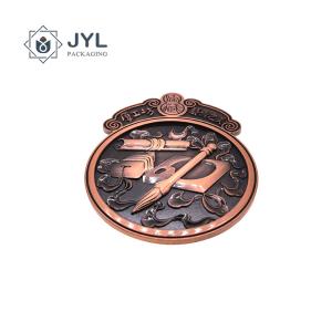 China Rustproof Recyclable Metal Embossed Stickers , Multipurpose Metal Label Sticker wholesale