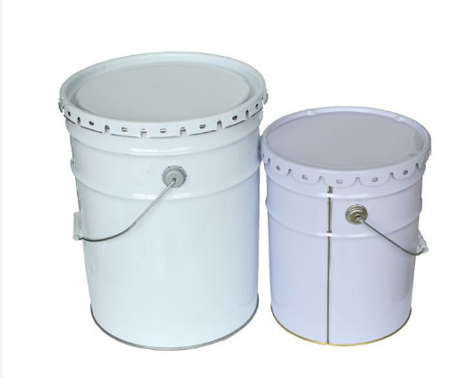 1L Paint Pail Bucket Waterproof Metal Lid Mini Tin Pails