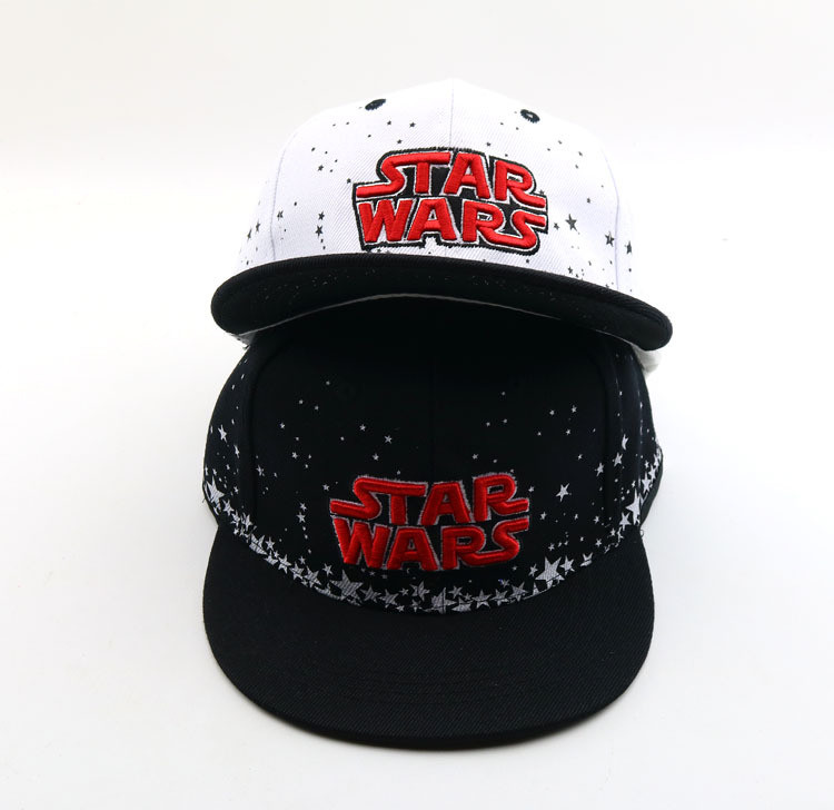 100% polyster Custom Snapback Embroidery customize snapback hats wholesale size57-59cm wihte black blue