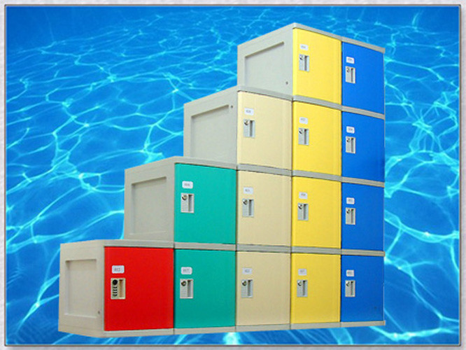 Vandal Resistant Employee Storage Lockers Two Tier Lockers For Office / School