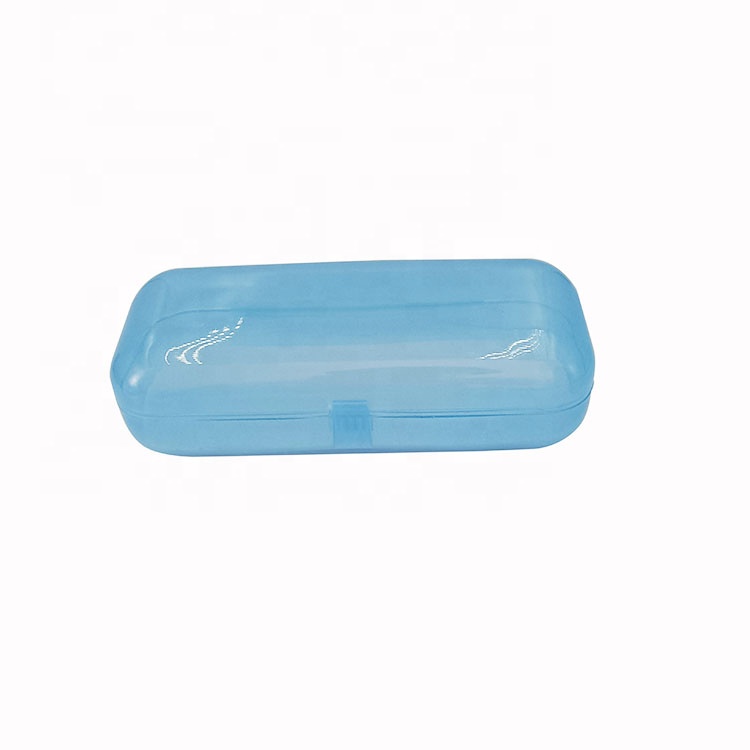 Multi Colored Transparent Eyeglass Case PVC Glasses Case Stylish