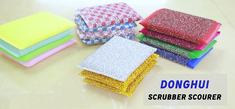 High Strength Stainless Steel Dish Scrubber Corrosion Protection Customizable