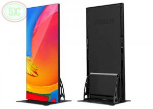 China High configuration Stand Mirror screen indoor P3 Led Display Poster Screen 3G/4G remote control wholesale