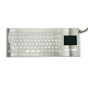 China Industrial Stainless Steel Keyboard Waterproof Dustproof Violence Resist Keyboard wholesale
