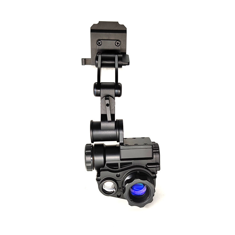 1x24mm Infrared Night Vision Telescope , Night Vision Monocular With Helmet Mount