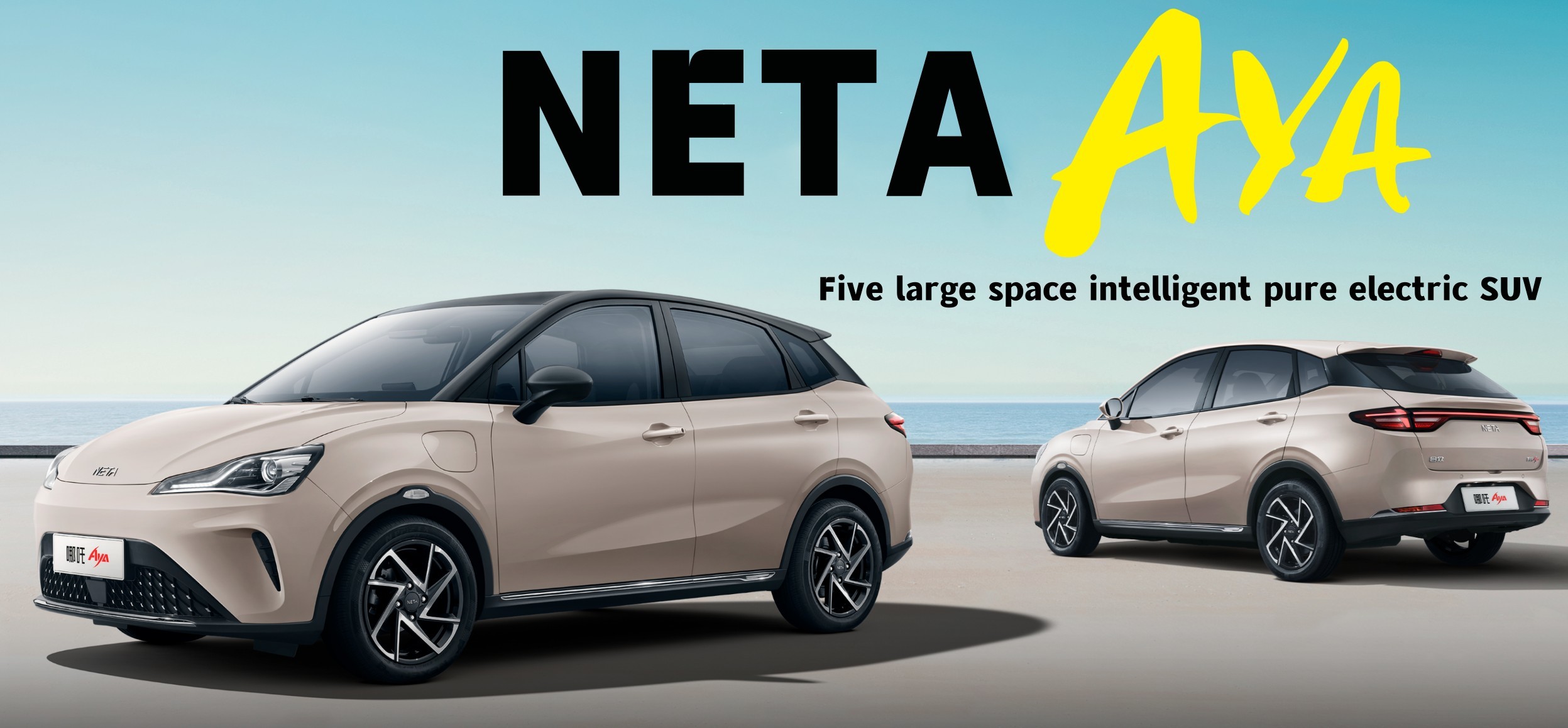 Neta Aya Electric Mini 5 Seater Compact SUV Battery Life 318KM-401KM