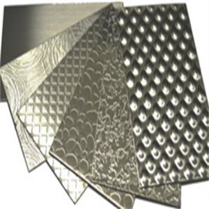 China 0.3mm Embossed Stainless Steel Sheet With Mill Edge Length 1000mm-6000mm wholesale
