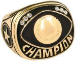 Custom Youth Baseball Tournament Rings for Elegant Kids as Awards