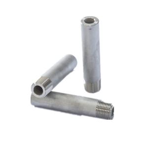China Long Forged Stainless Steel Barrel Nipple Fittings 304L 316L FNPT MNPT BSPT wholesale