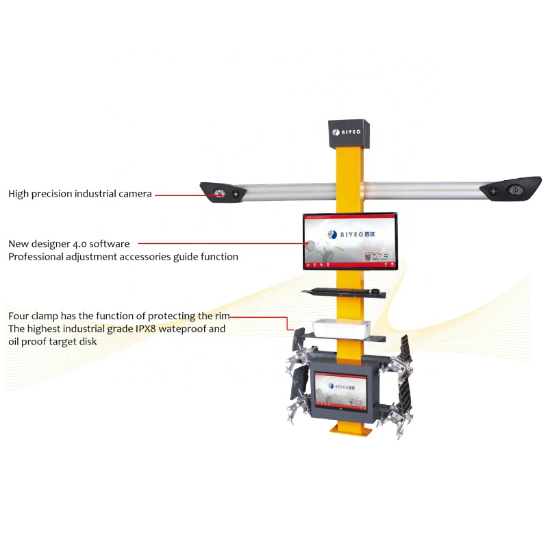 BIVEO Economic 3D Automotive Alignment Equipment 80kg with 32" Screen