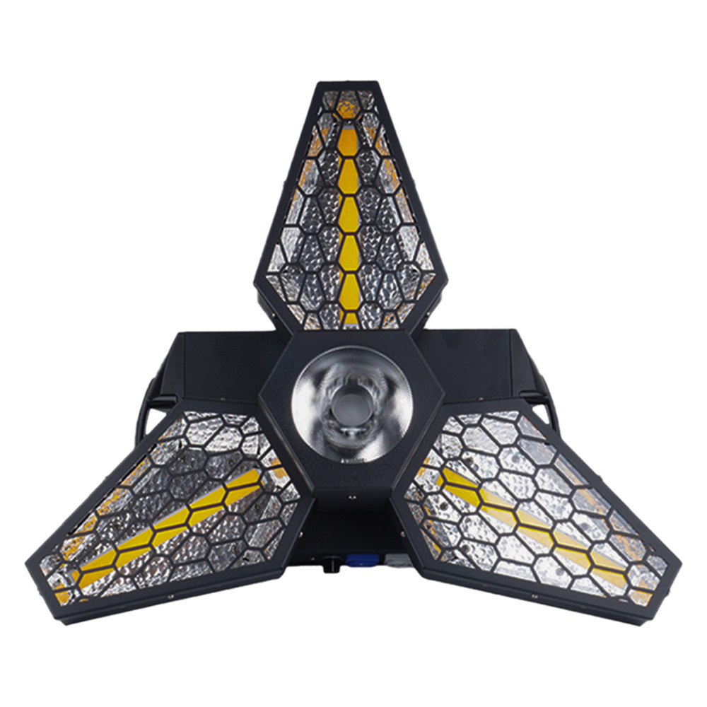 DMX Controlled LED RGB Maple Leaf Rotating Retro Light Versatile Background Effect Illumination for Enhanced Atmospheric