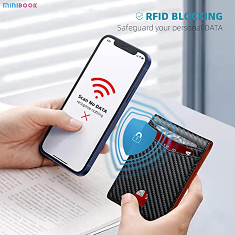 Custom Logo RFID Blocking Wallet in PU Leather for Daily Life and Credit Card Holder
