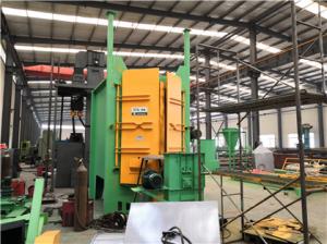 China 350kg/min Hanger Type Shot Blasting Machine Casting Parts Cleaning wholesale