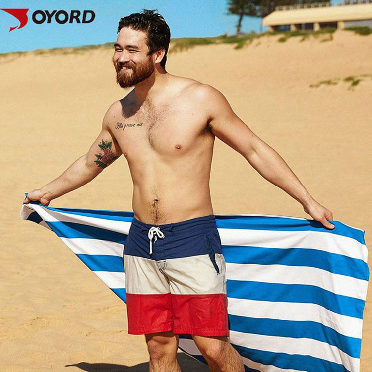 Printed Sublimated Beach Towels Environmental Friendly Antibacterial Fashion Style