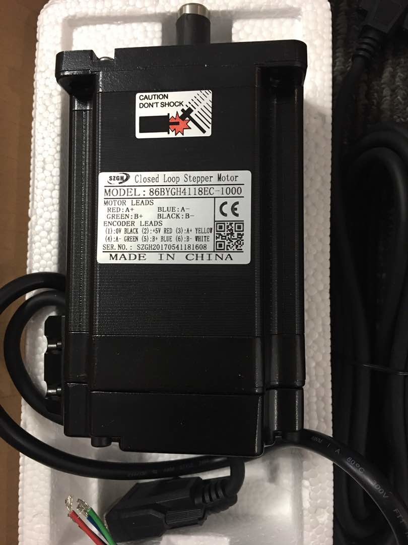 8.5Nm Closed Loop Stepper Motor And Driver With Encoder For Cnc Milling Or Lathe Machinery