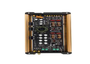 China Aluminum Radiator 4*100W AC220V 4 Channel Car Amplifier wholesale