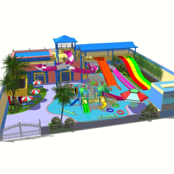 Resort water park slide design