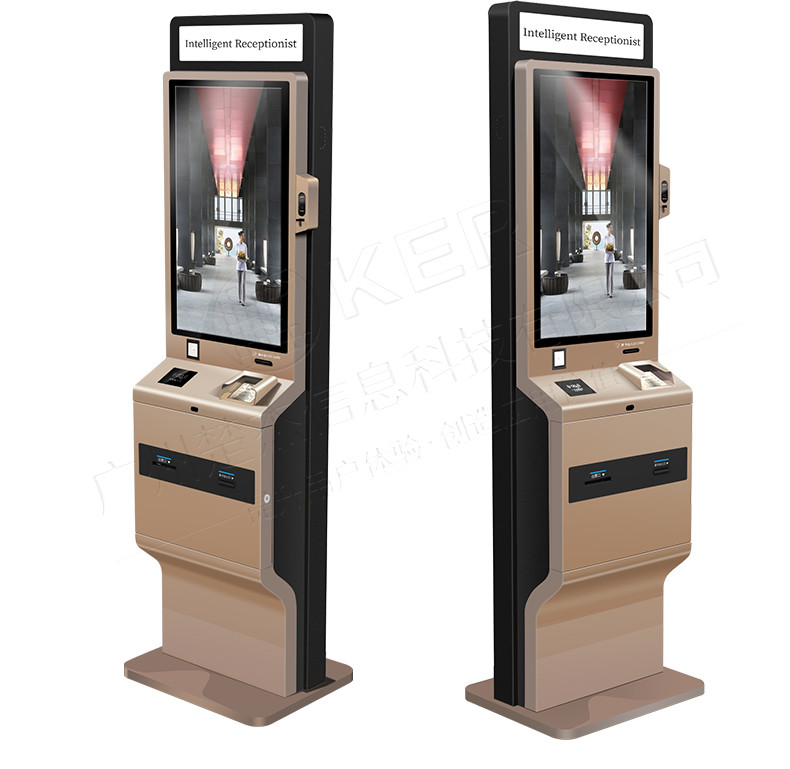 Hotel Card Touch Screen Kiosk Credit Card Payment Machine Self Check In Kiosk