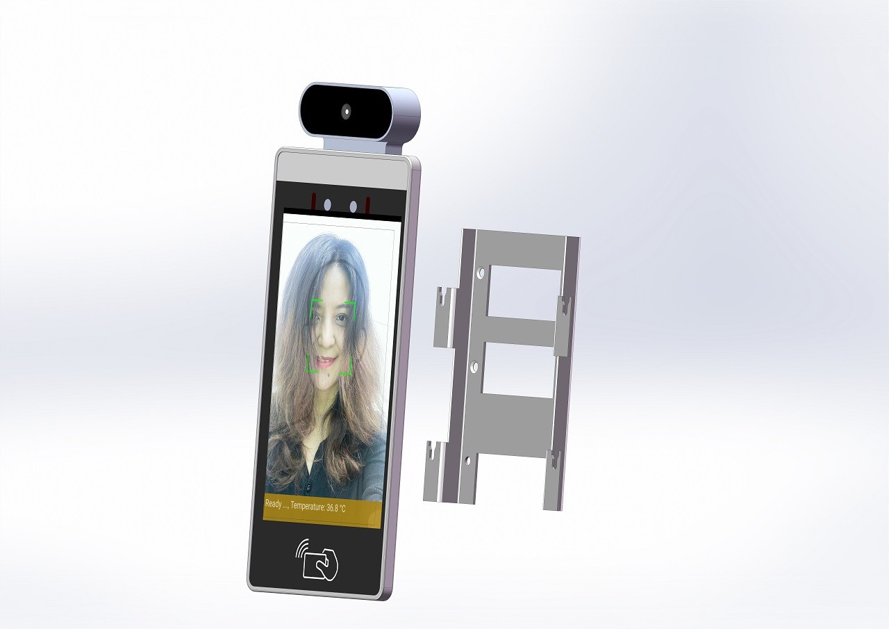 Customized Entrance Software 8 Inch Android Wall/Desktop Mount Facial Identification Panel PC
