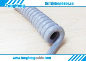 China Convenient Use Extendable Coiled Spiral Cable 105C 300V wholesale