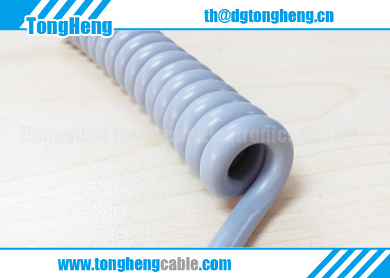 Reinforced Polyether Polyurethane Coated Long Lasting Customized Spring Cable