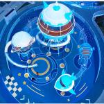 Large Slide Outdoor Amusement Park Equipment , Space Themed Playground