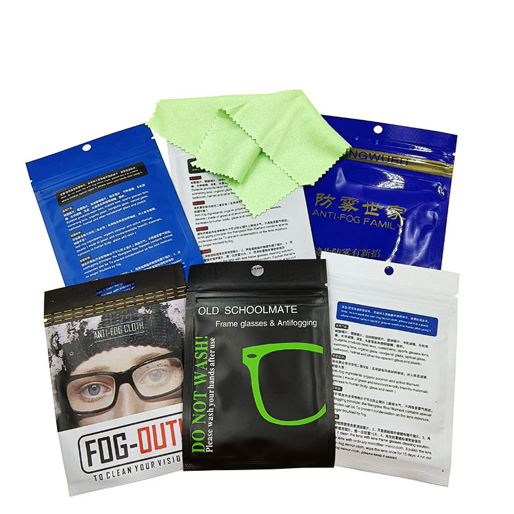 Reusable Microfiber Glass Cleaning Cloth Anti Fog Glasses Cloth 14.5*14.5cm