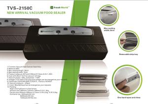 China NEW Foob Vacuum Sealer Packaging Machine Film Sealer Vacuum packer GK-TVS-2150G wholesale