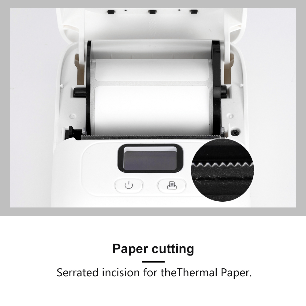 BT Thermal Label Maker Printer for Android iOS 20-45mm/s Printing Speed