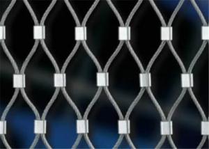 China Stainless Steel Rope Mesh Netting Strong Toughness Anti - Corrosive For Animal Zoo wholesale