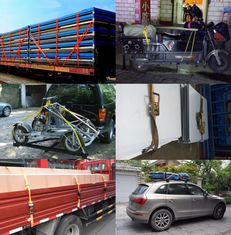 25mm 680KGS Cam Buckle Straps Lashing Tie Downs 1 Inch Wear Resistance