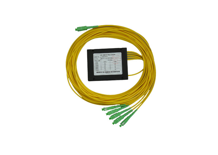 1X16 PLC 1310nm Fiber Optic Splitter G657A1 Gpon Epon SC APC UPC