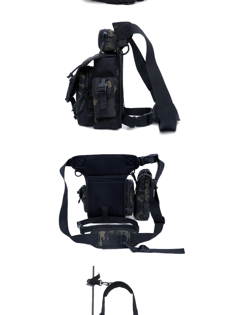 600D Nylon Outdoor Training Leg Bag Backpack For Camping with Nylon Lining Material