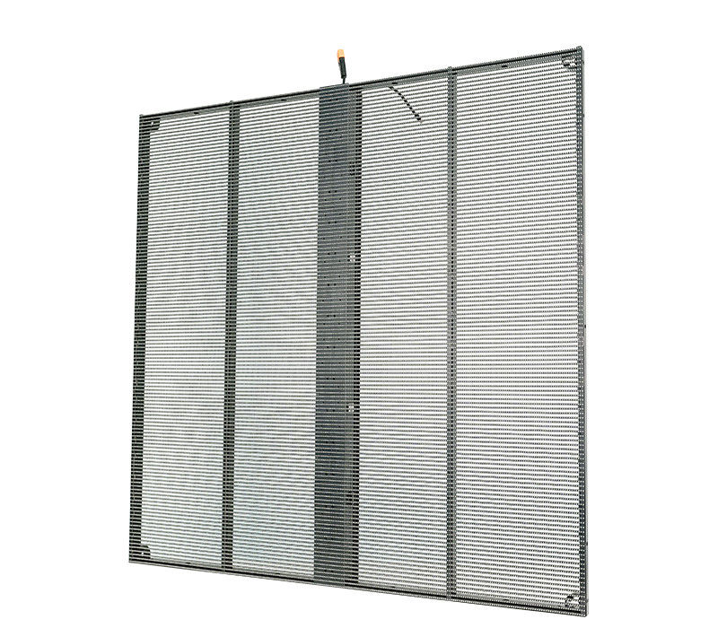 Customizable Transparent LED Strip Mesh Display – Ideal for Fixed Indoor & Outdoor Applications