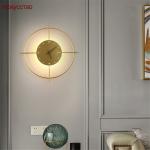 Nordic Designer Rudder Black Gold Led Wall Lamp For Living Room Bedroom Wall