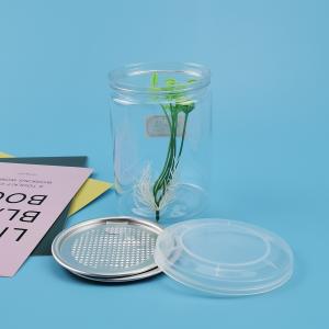China PET Pop Top 23G CBD Herbs 280ml Plastic Canister With Lid wholesale