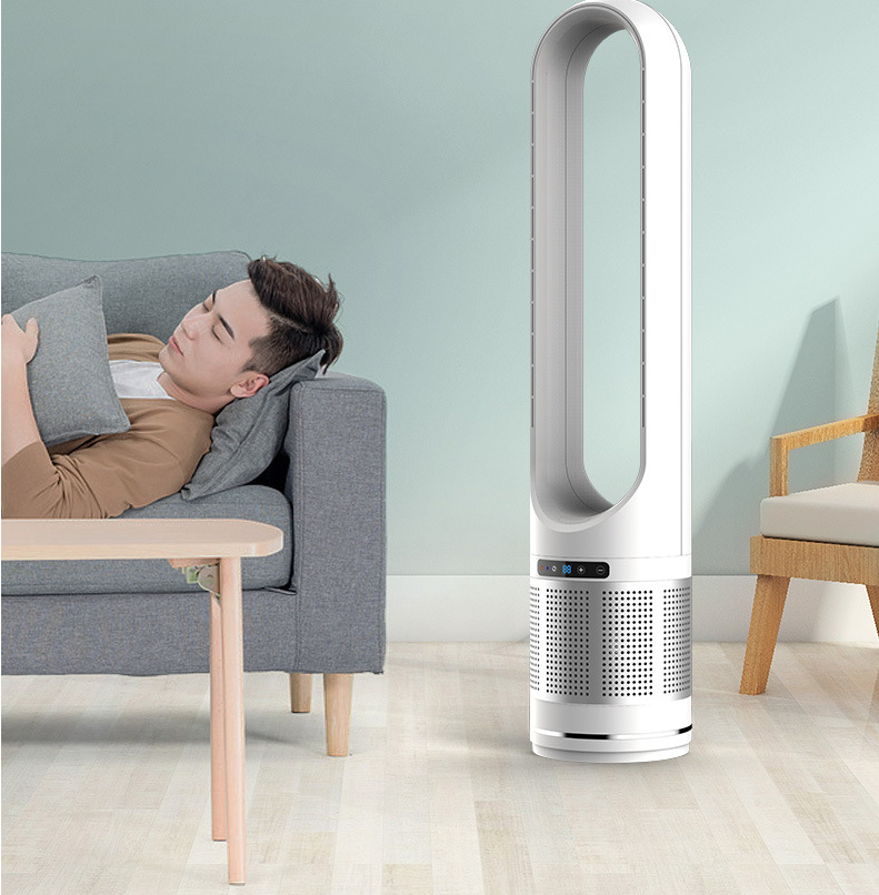 Effective Household Portable Air Cooler Fan Bladeless Cooling Electric Fan for Summer