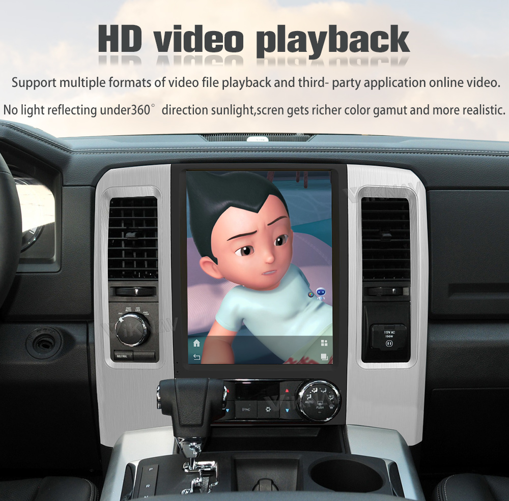 Android 11 Head Unit For Dodge Ram 2008 - 2011 12.1inch Screen